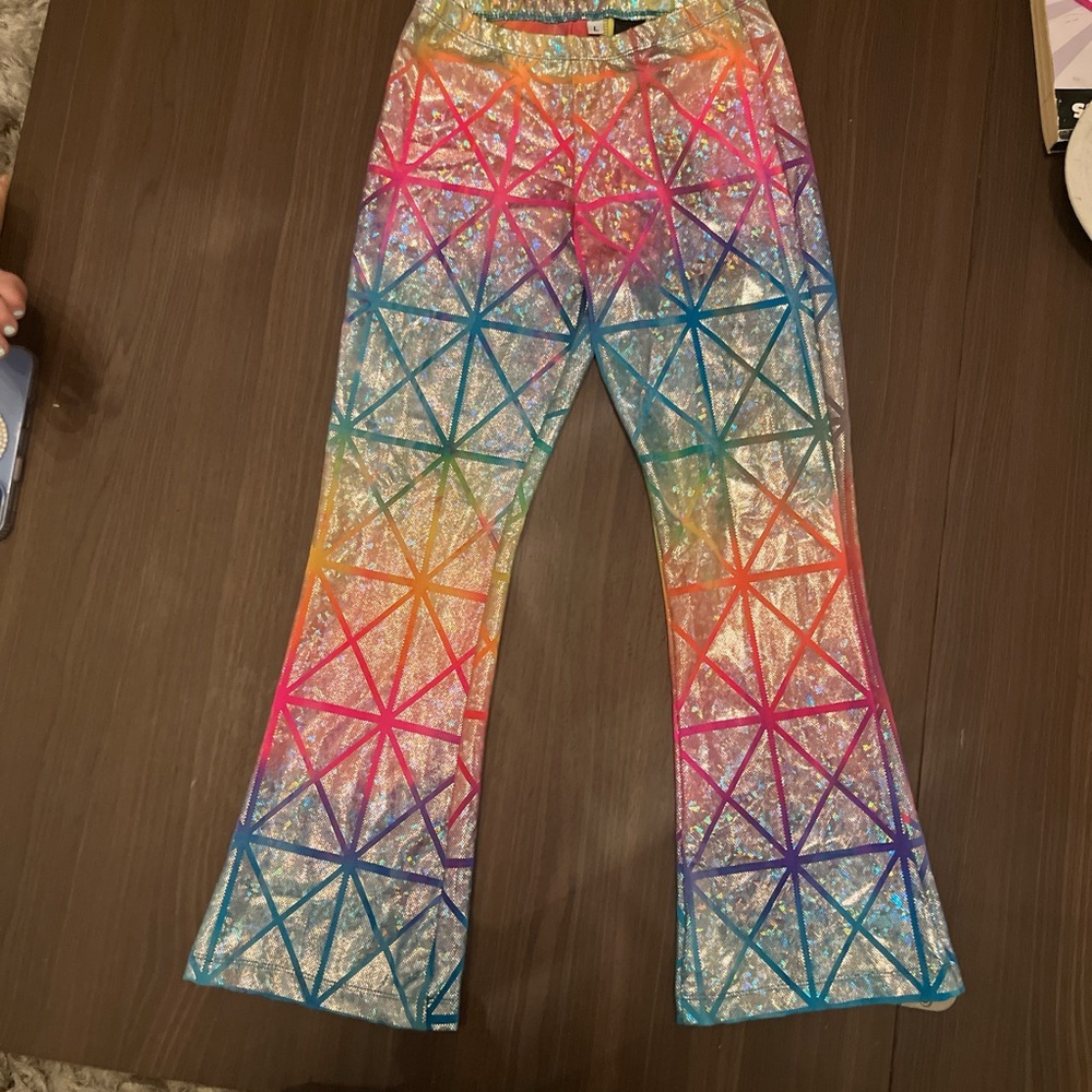 Dancing Tree Colorful holographic leggings